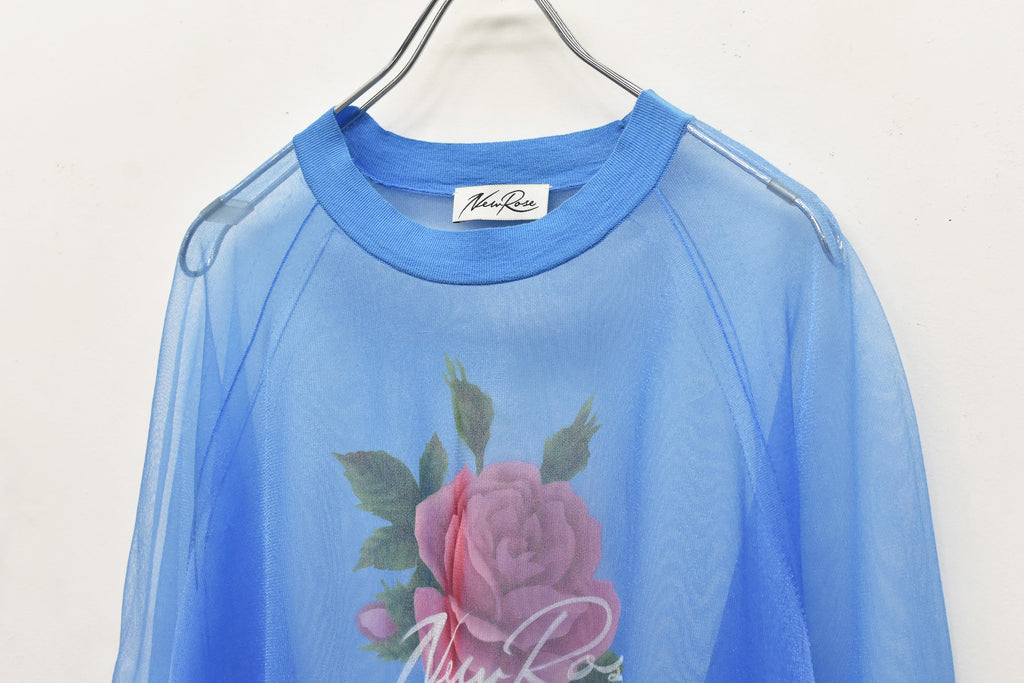 Sheer Knit Pullover / Airbrush