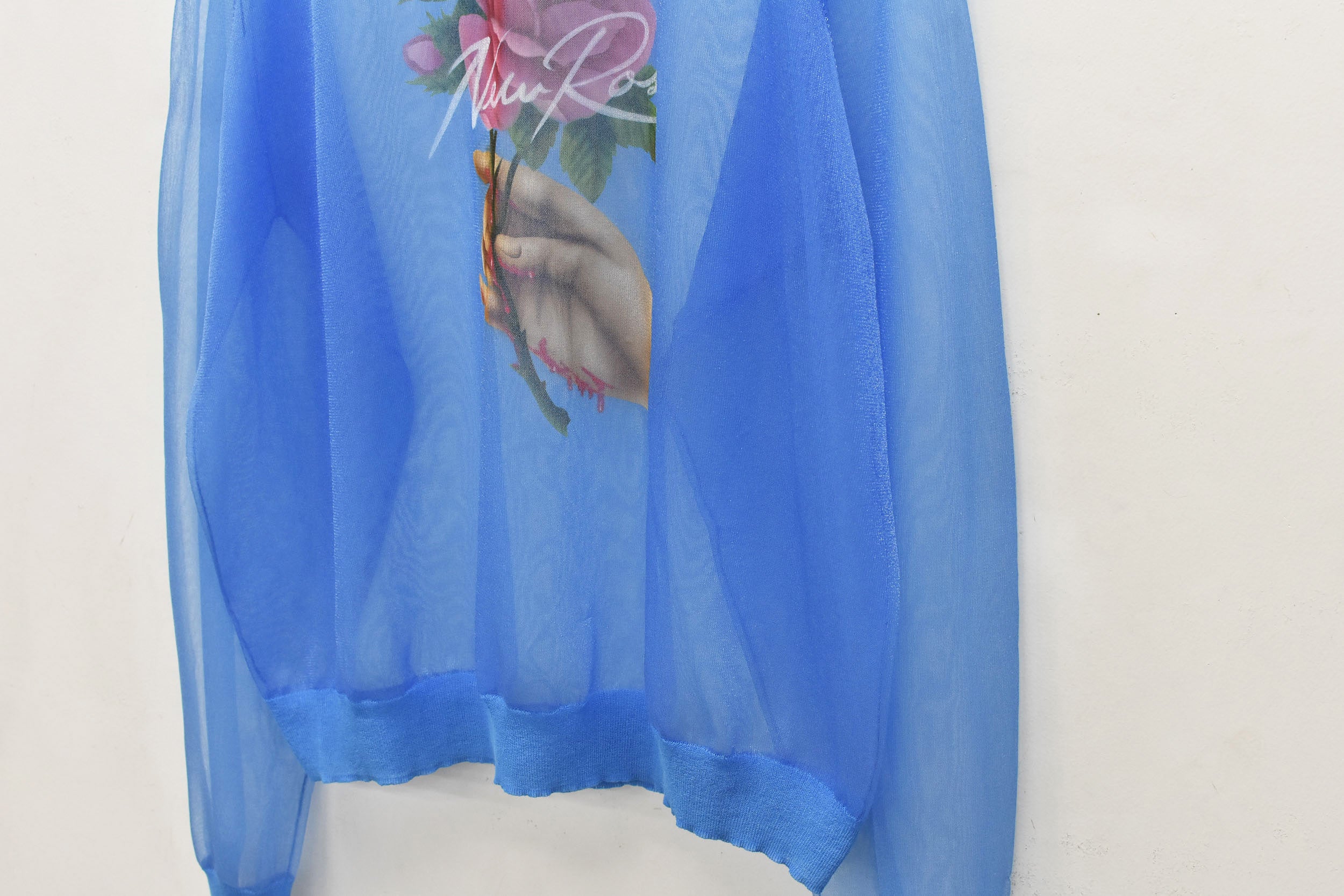 Sheer Knit Pullover / Airbrush