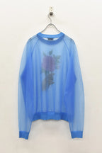 Sheer Knit Pullover / Airbrush