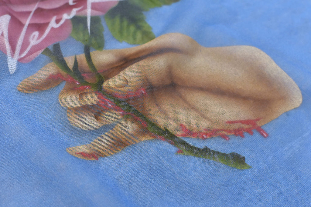 Sheer Knit Pullover / Airbrush