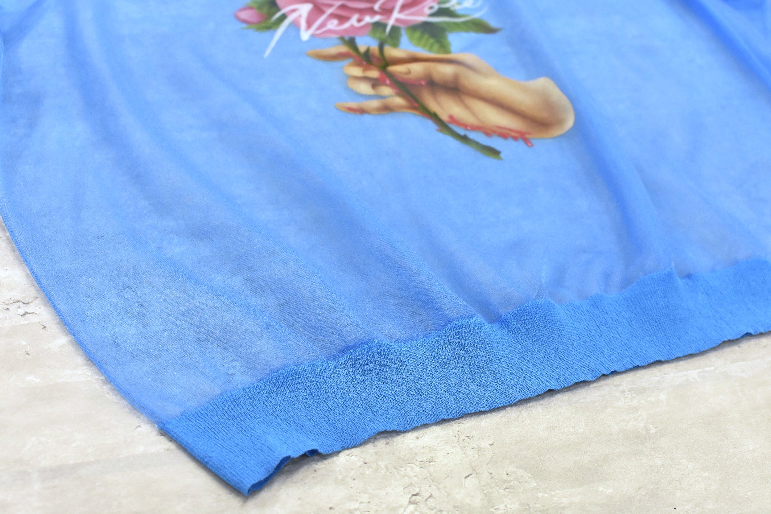 Sheer Knit Pullover / Airbrush