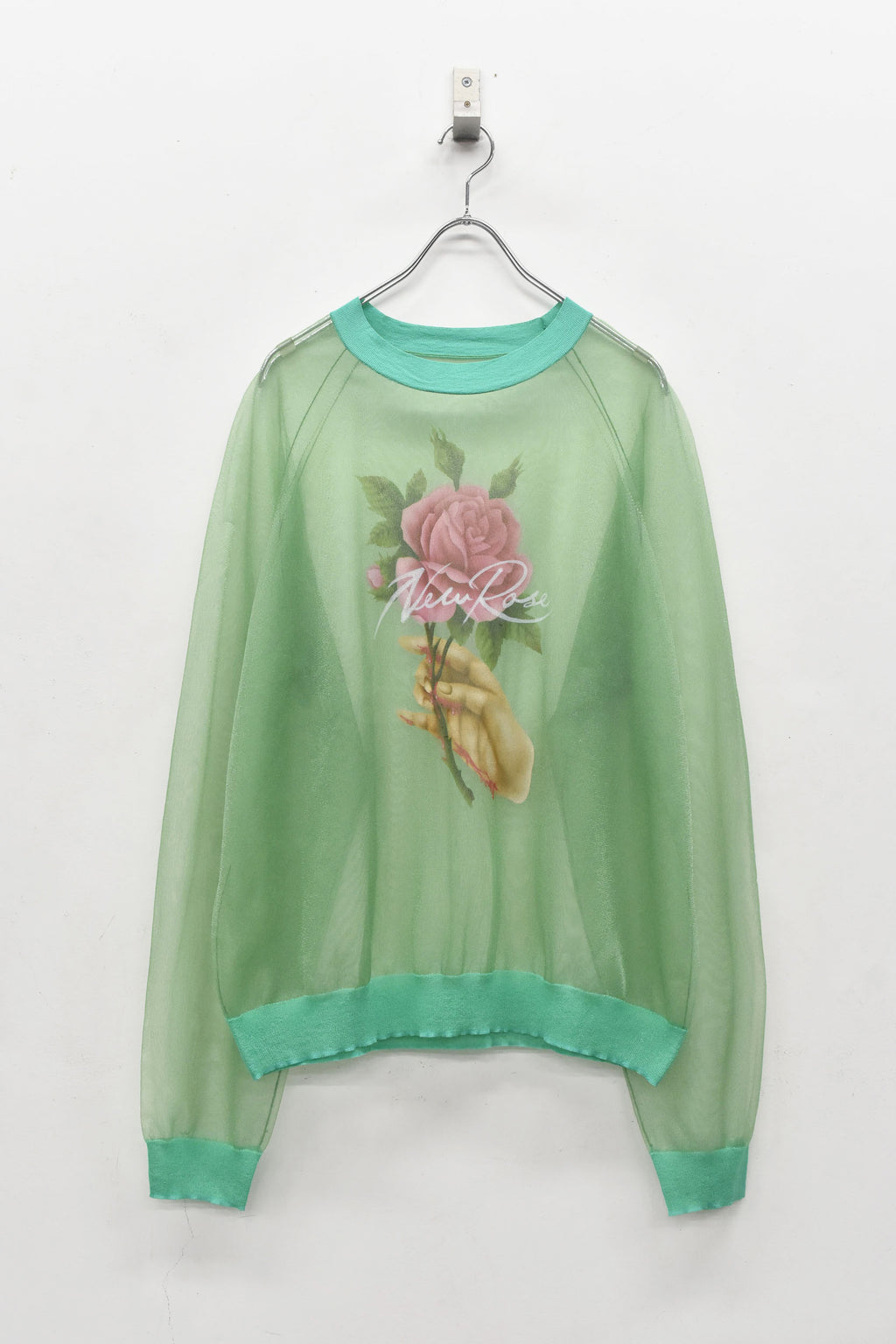 Sheer Knit Pullover / Airbrush