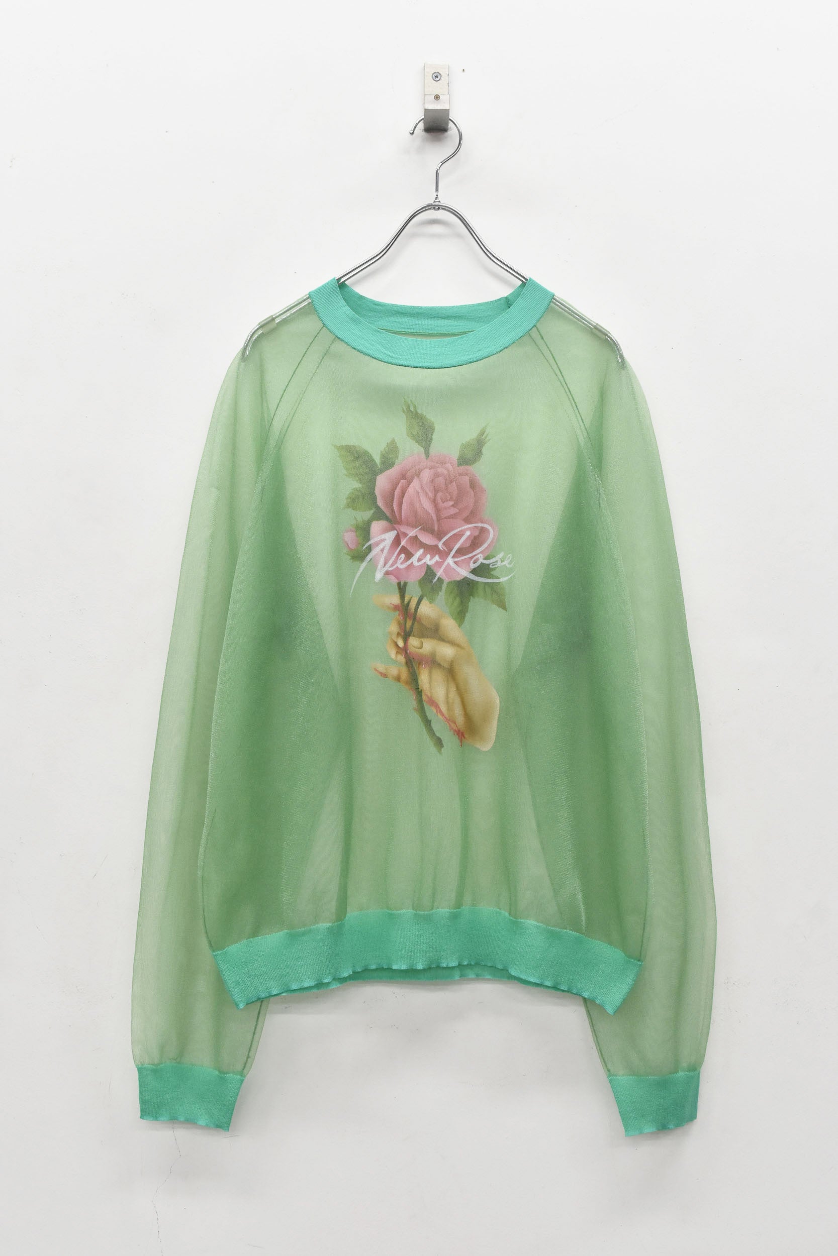 Sheer Knit Pullover / Airbrush