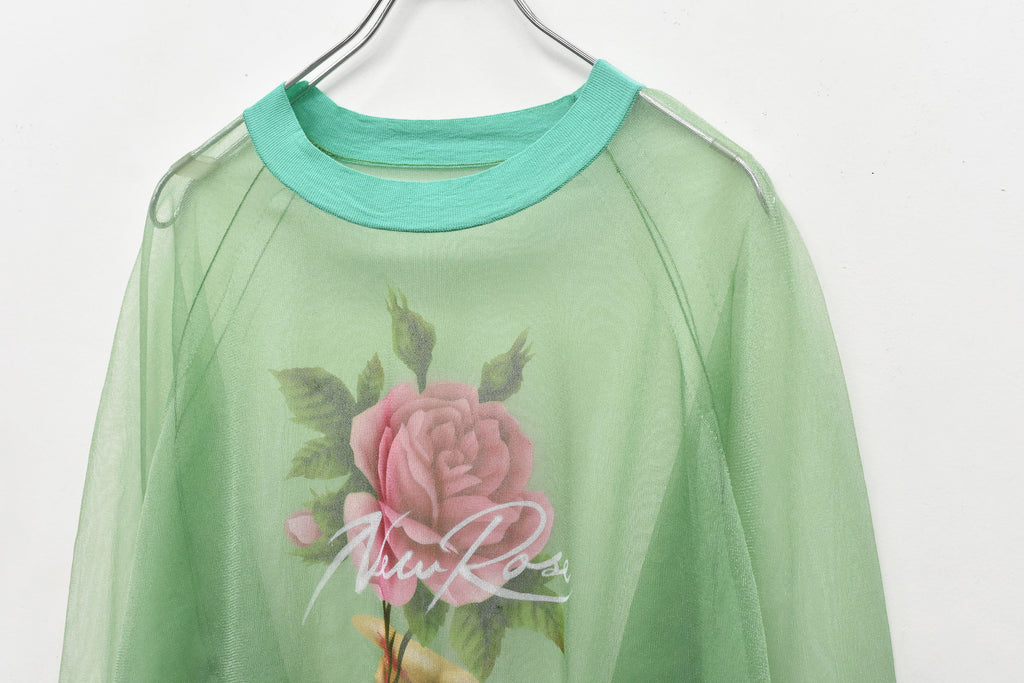 Sheer Knit Pullover / Airbrush