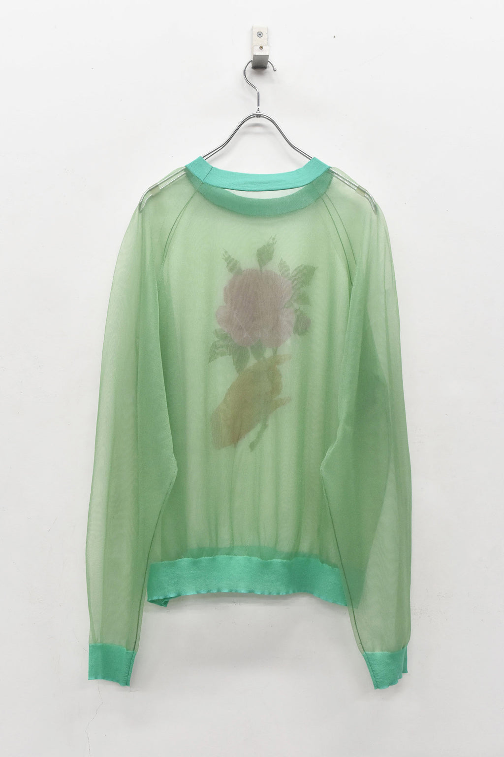 Sheer Knit Pullover / Airbrush