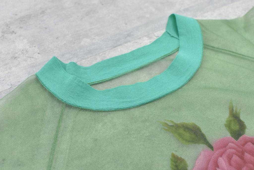 Sheer Knit Pullover / Airbrush