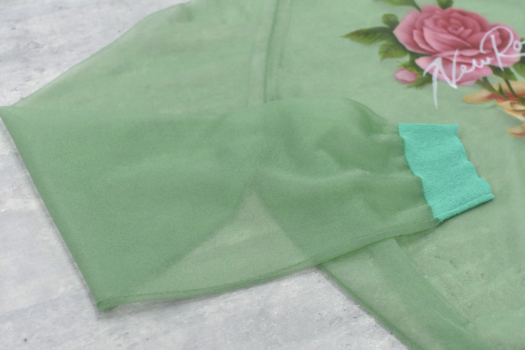 Sheer Knit Pullover / Airbrush