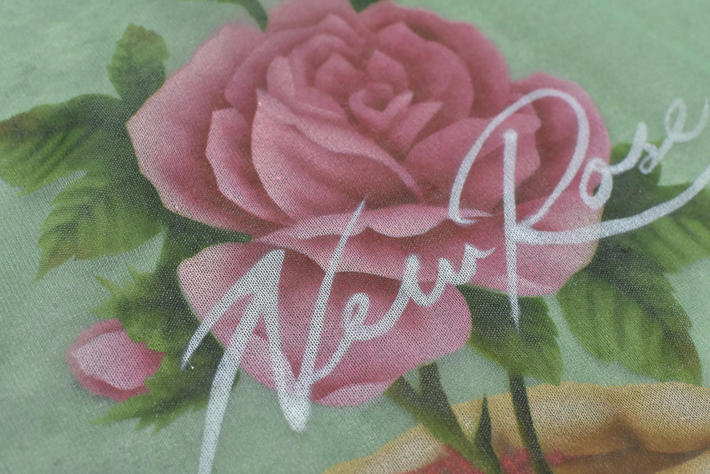 Sheer Knit Pullover / Airbrush