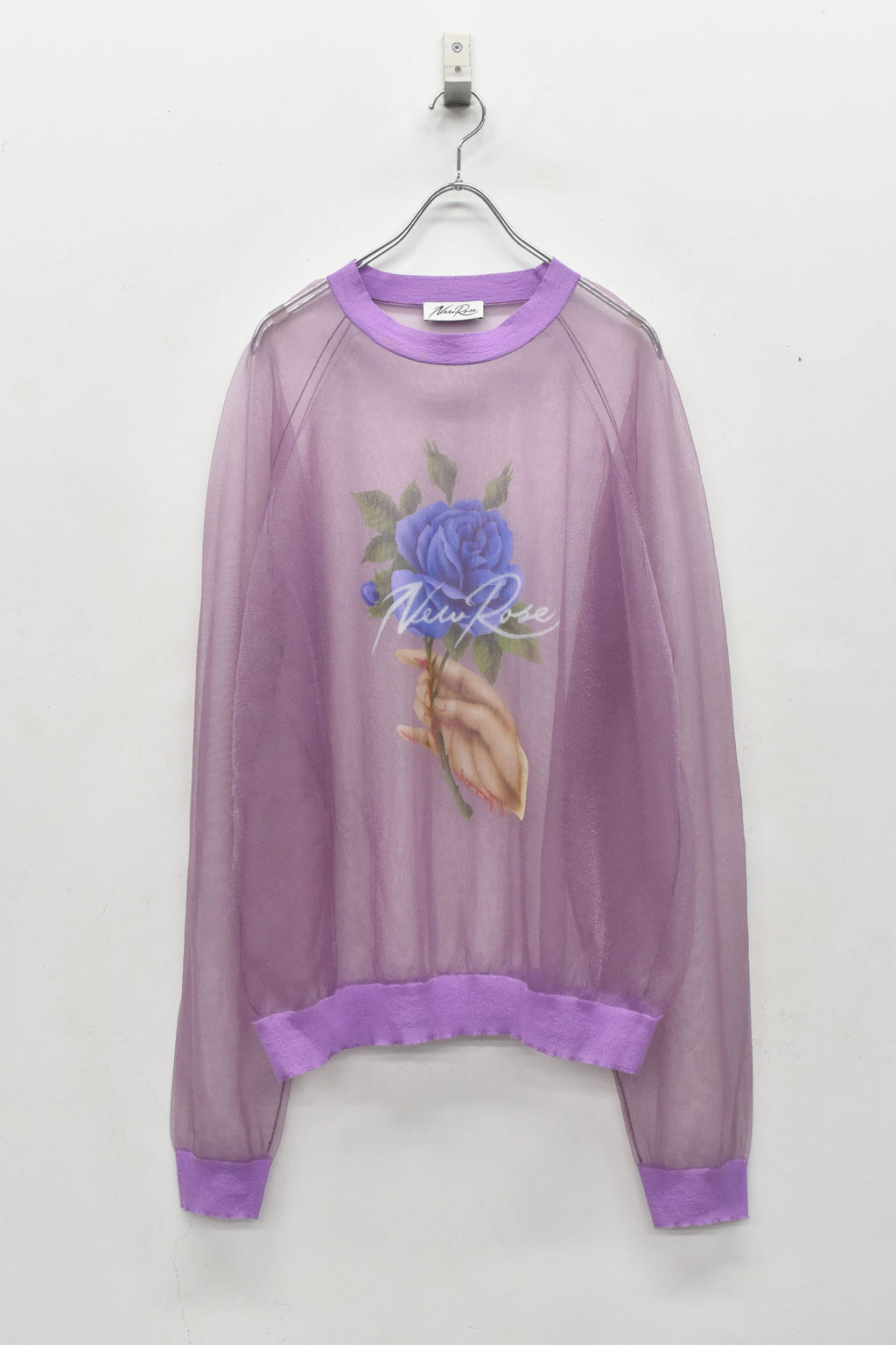 Sheer Knit Pullover / Airbrush