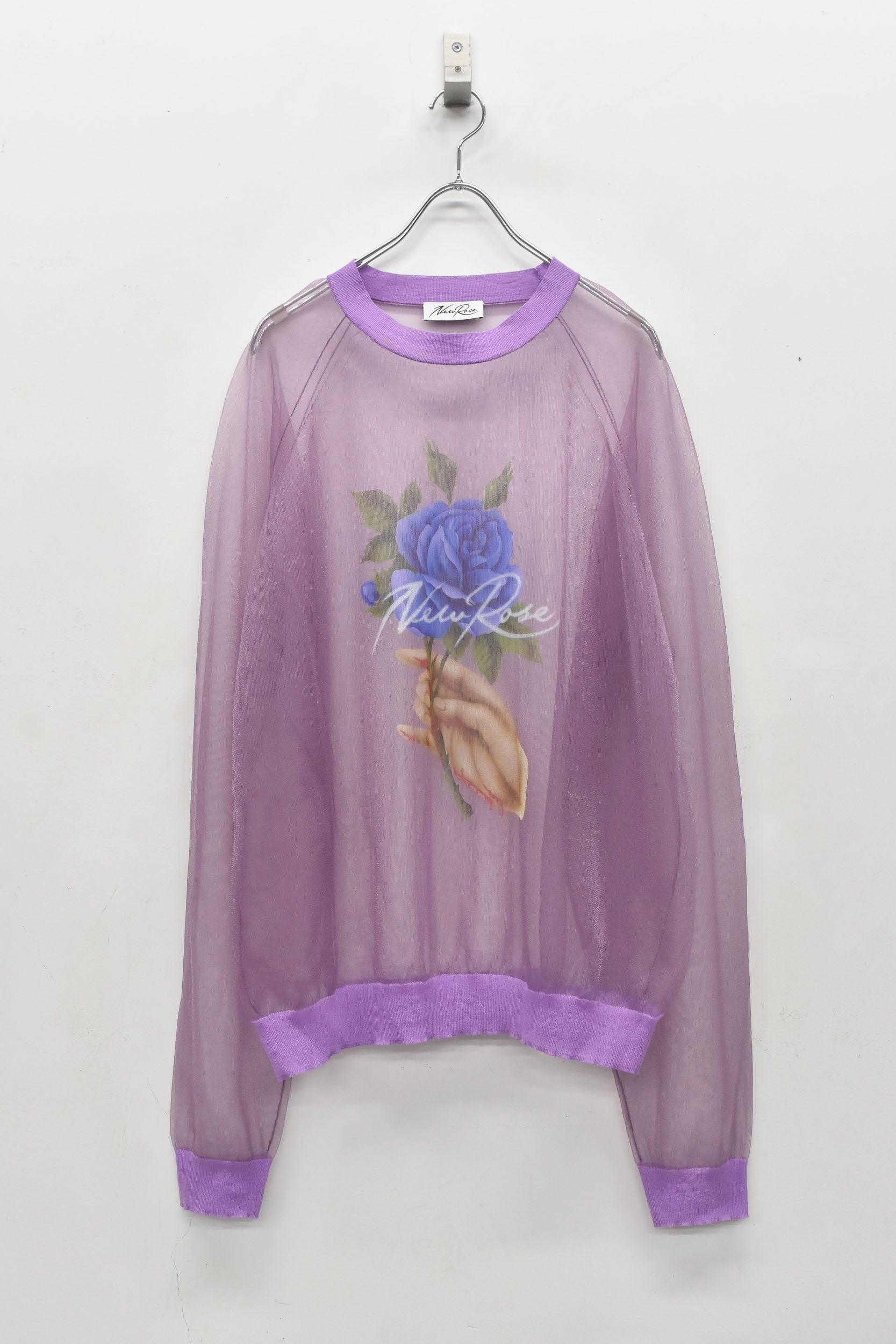 Sheer Knit Pullover / Airbrush