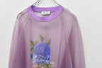 Sheer Knit Pullover / Airbrush