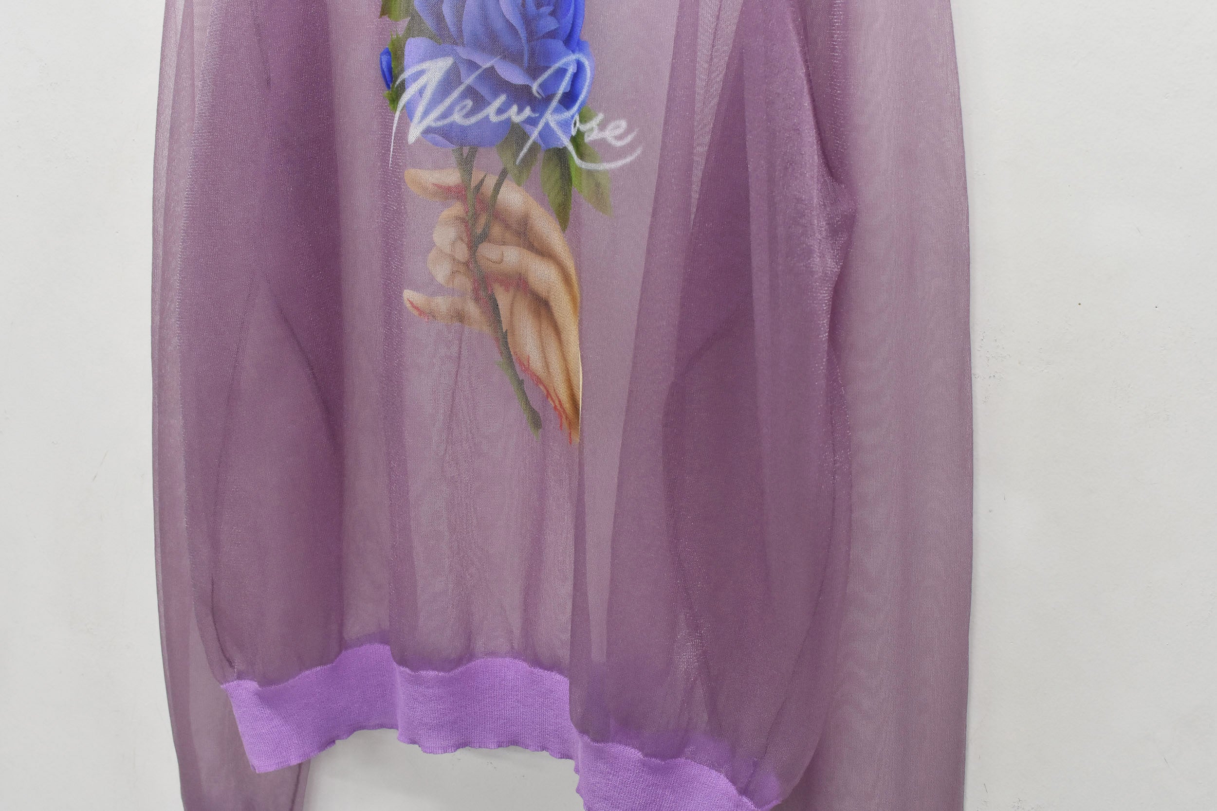 Sheer Knit Pullover / Airbrush
