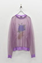 Sheer Knit Pullover / Airbrush