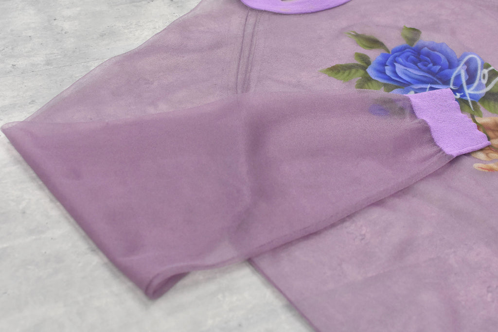 Sheer Knit Pullover / Airbrush