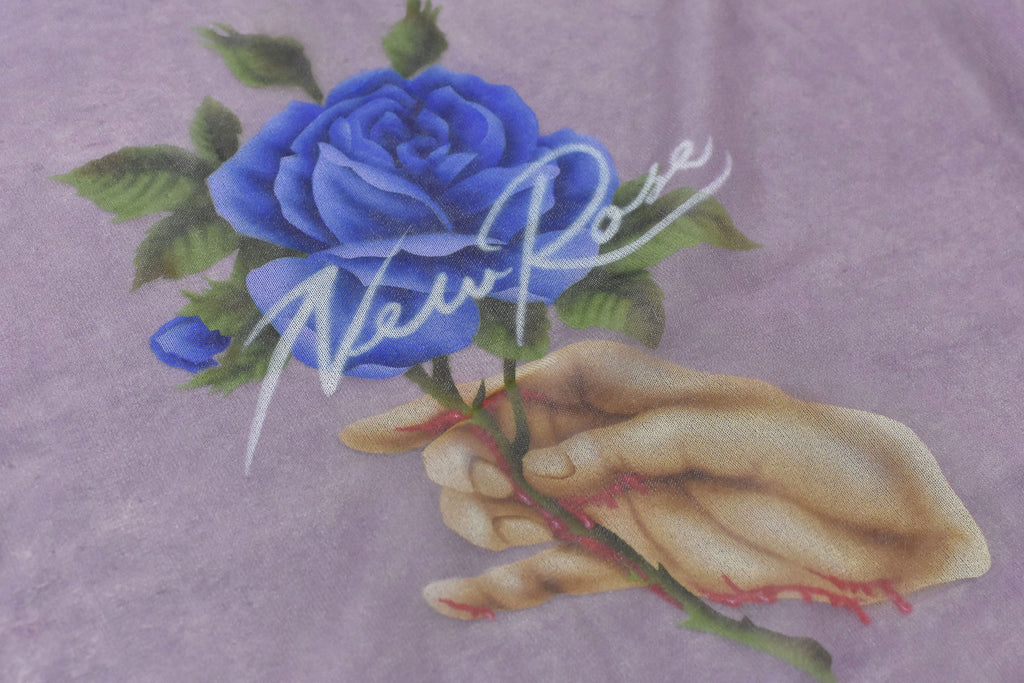 Sheer Knit Pullover / Airbrush