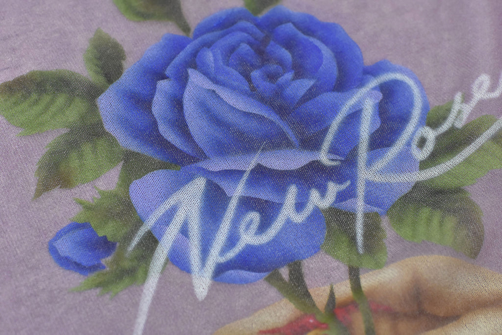 Sheer Knit Pullover / Airbrush