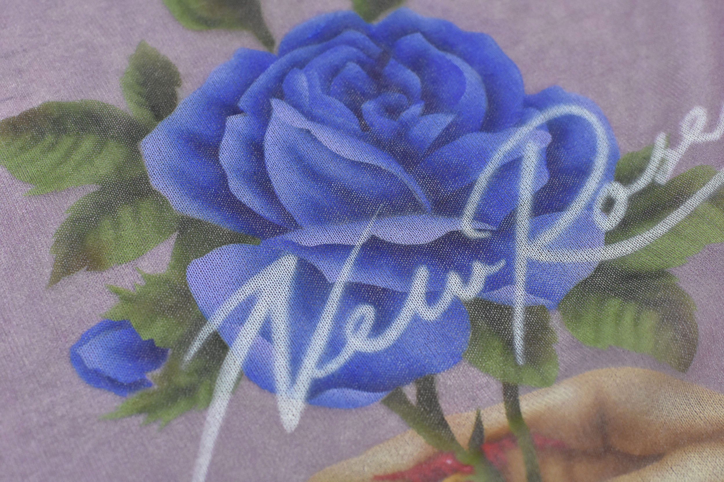 Sheer Knit Pullover / Airbrush