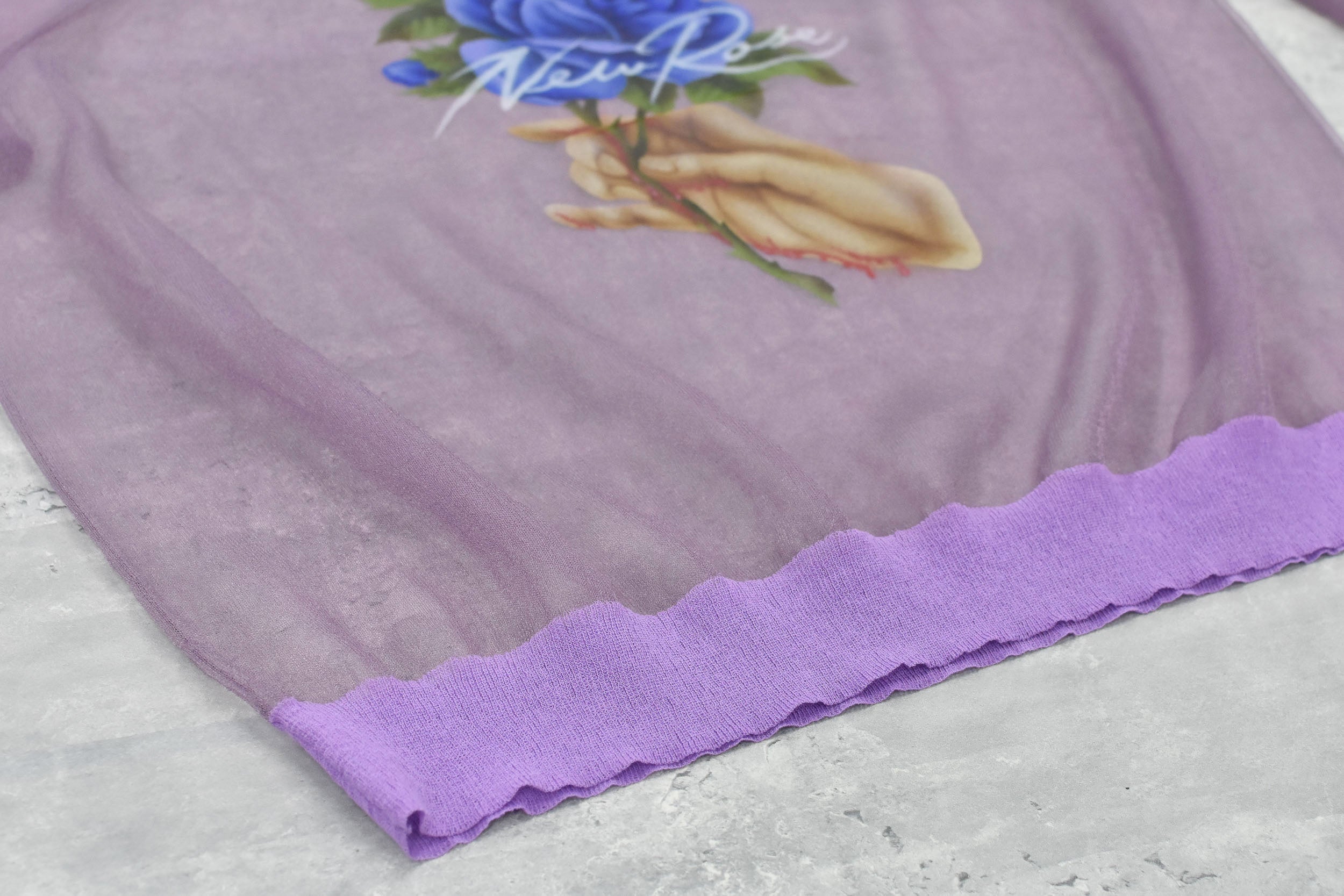 Sheer Knit Pullover / Airbrush
