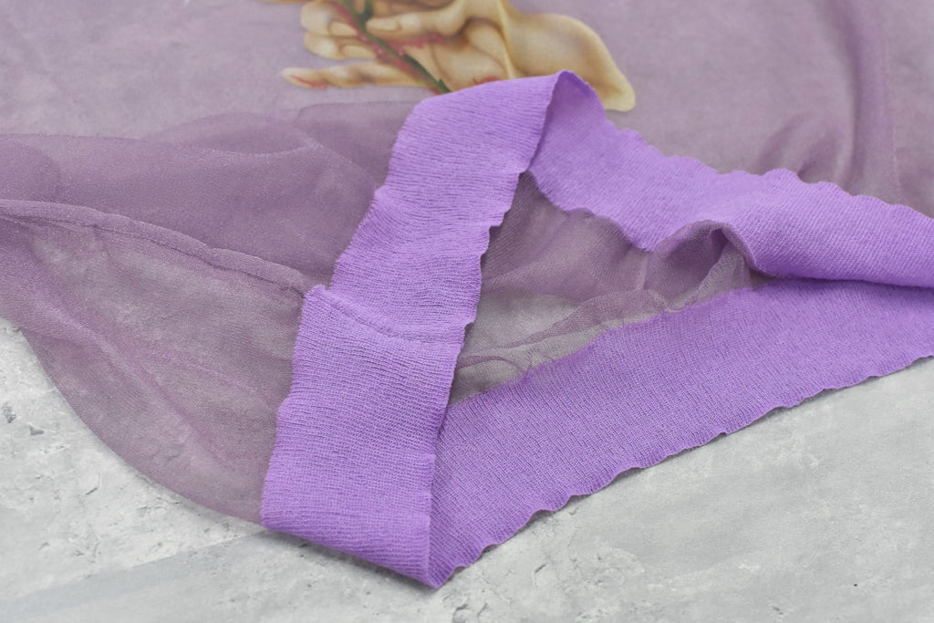 Sheer Knit Pullover / Airbrush