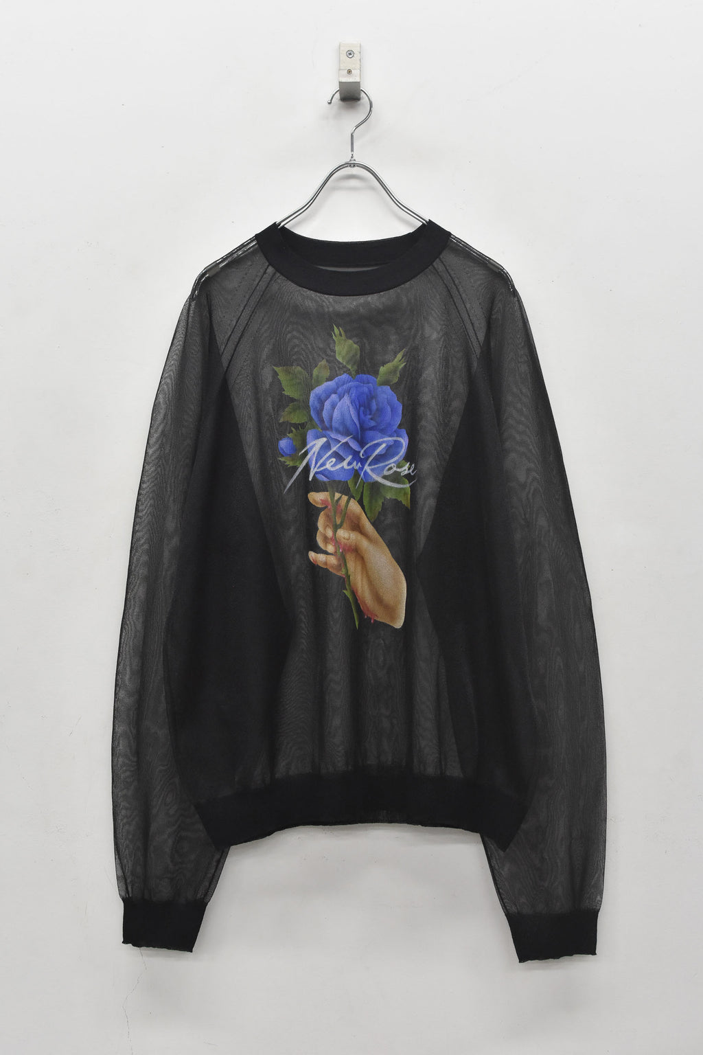 Sheer Knit Pullover / Airbrush