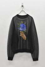 Sheer Knit Pullover / Airbrush