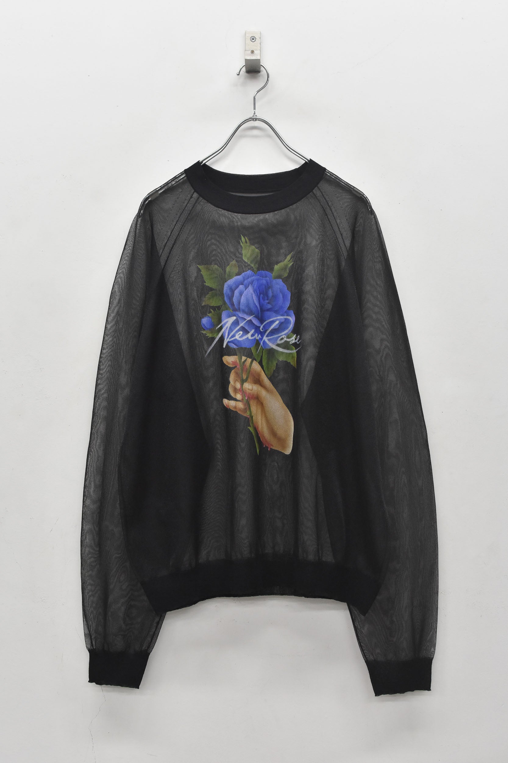Sheer Knit Pullover / Airbrush