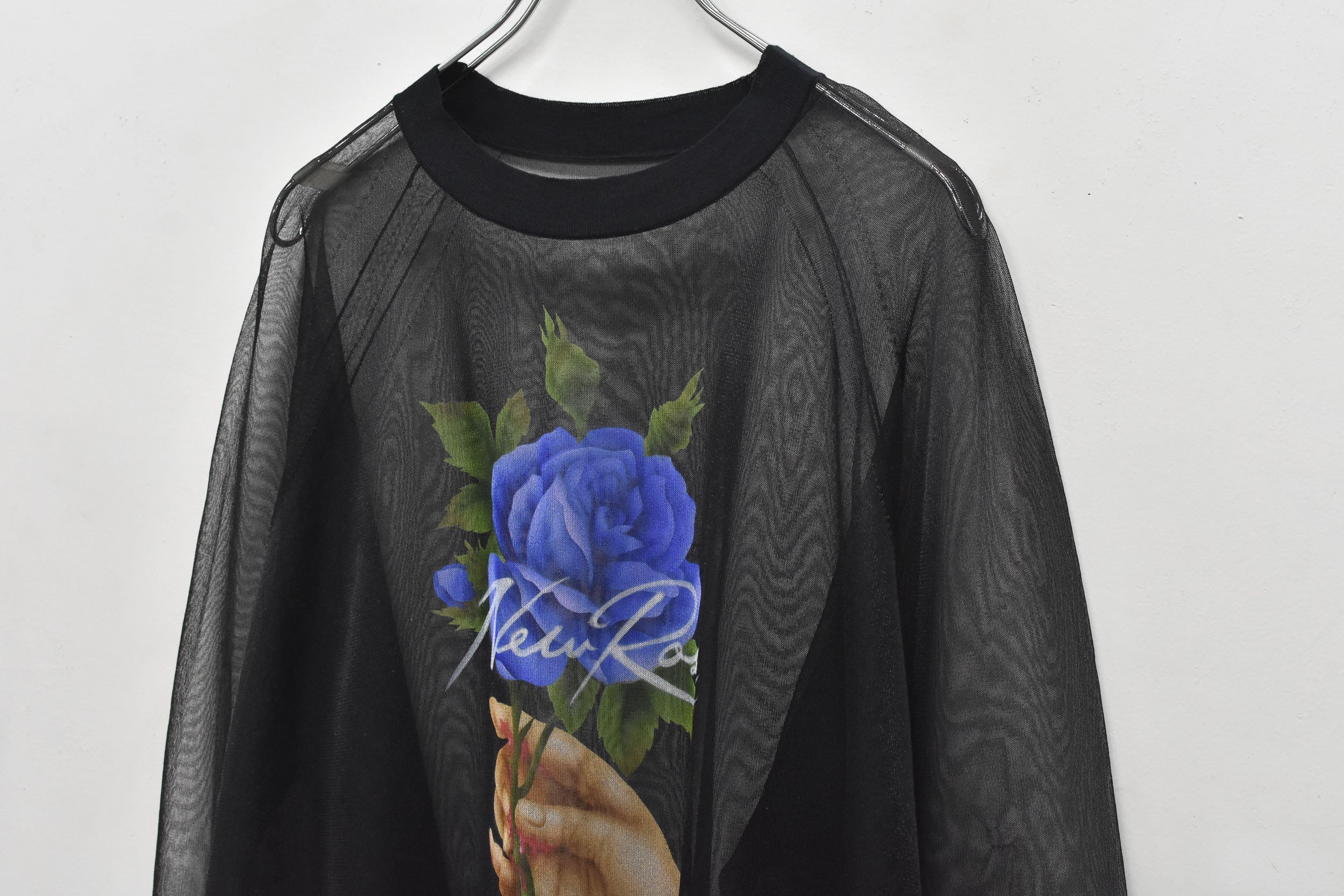 Sheer Knit Pullover / Airbrush