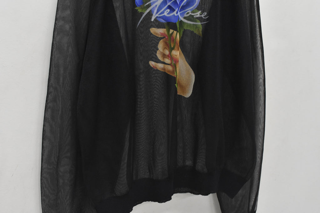 Sheer Knit Pullover / Airbrush