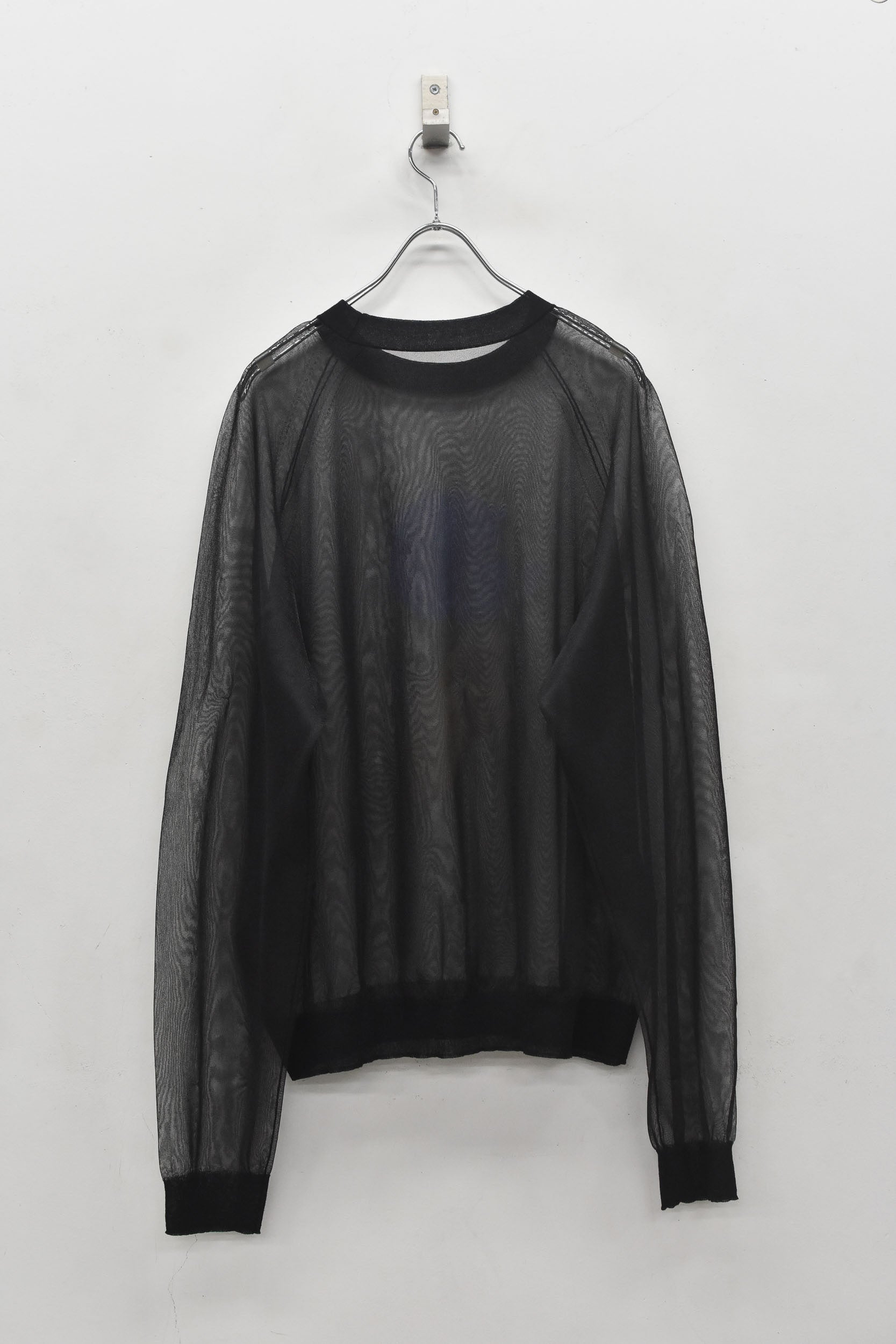 Sheer Knit Pullover / Airbrush
