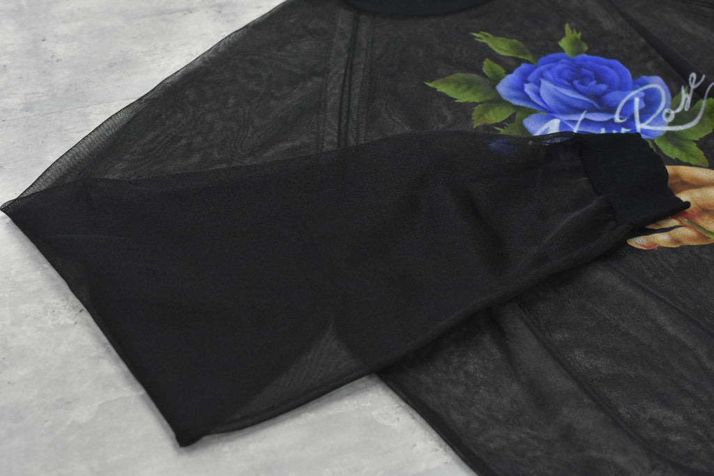 Sheer Knit Pullover / Airbrush