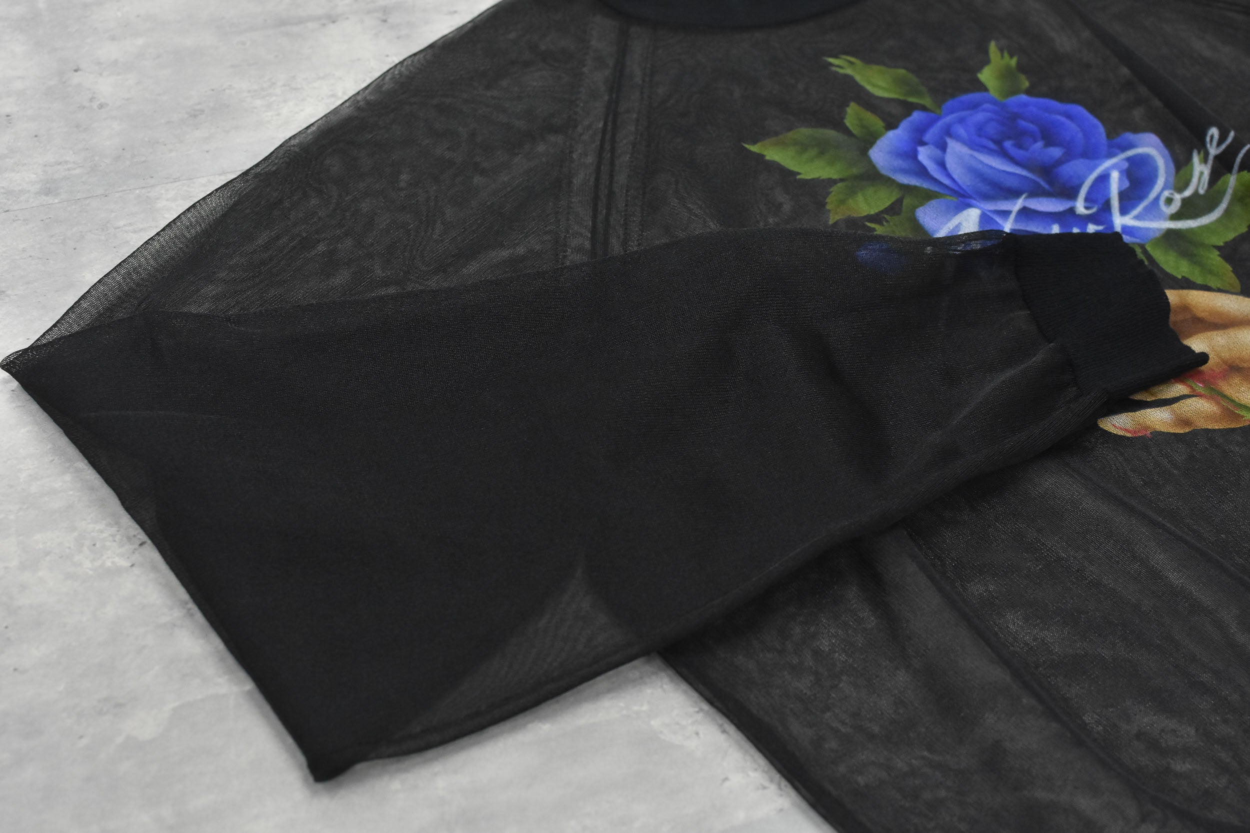 Sheer Knit Pullover / Airbrush