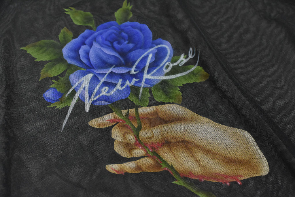Sheer Knit Pullover / Airbrush