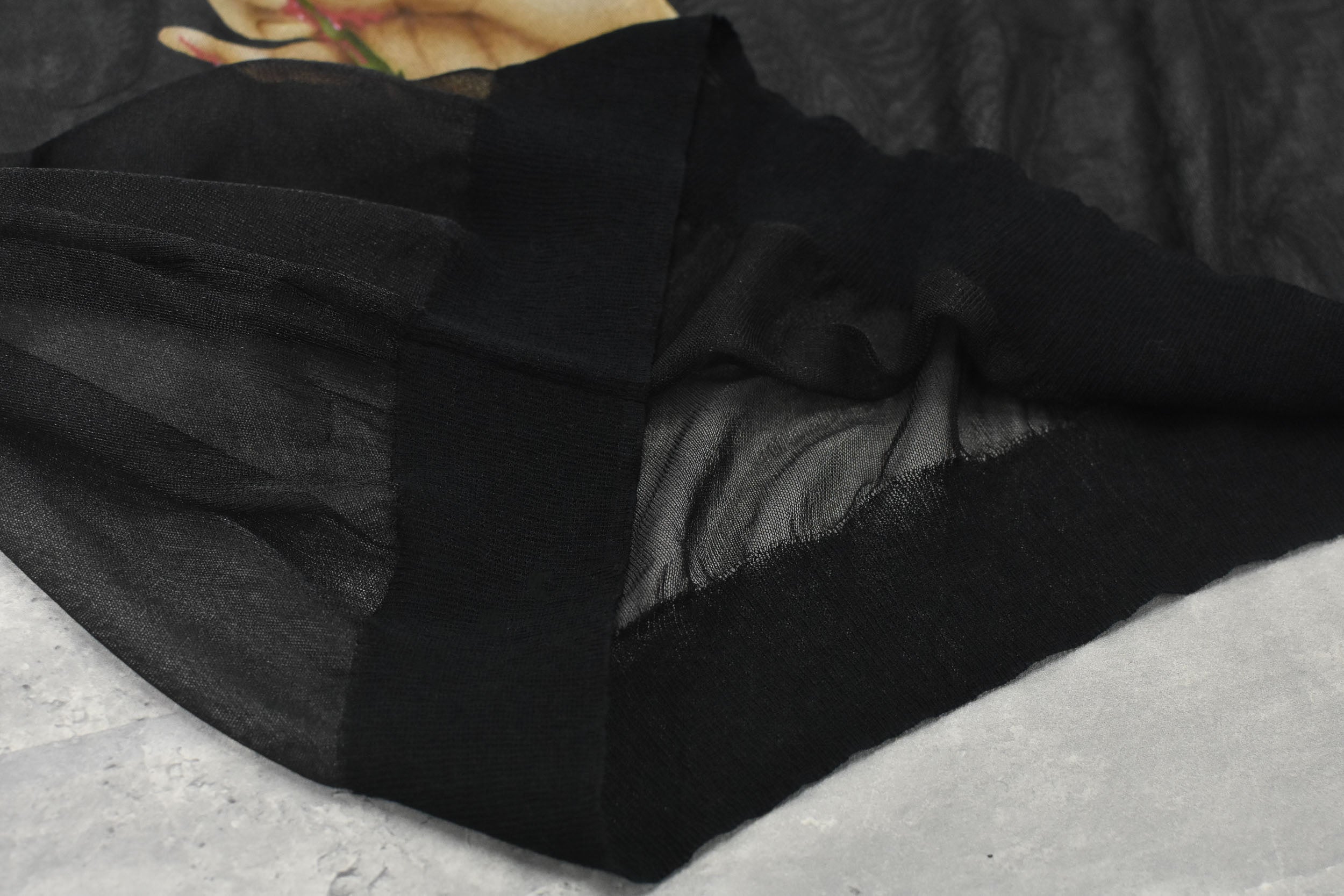 Sheer Knit Pullover / Airbrush