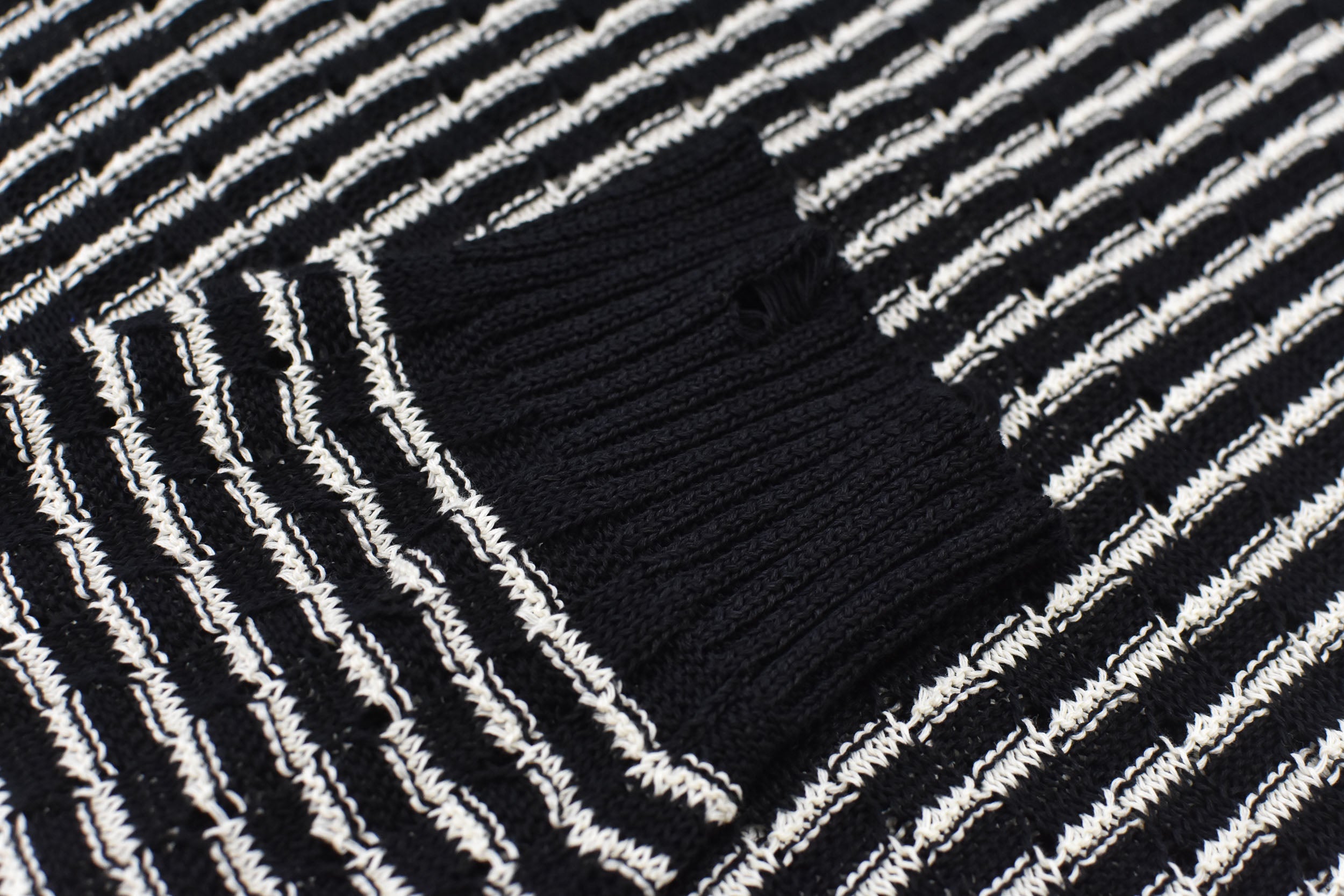 Links Knitting Destroy Pullover