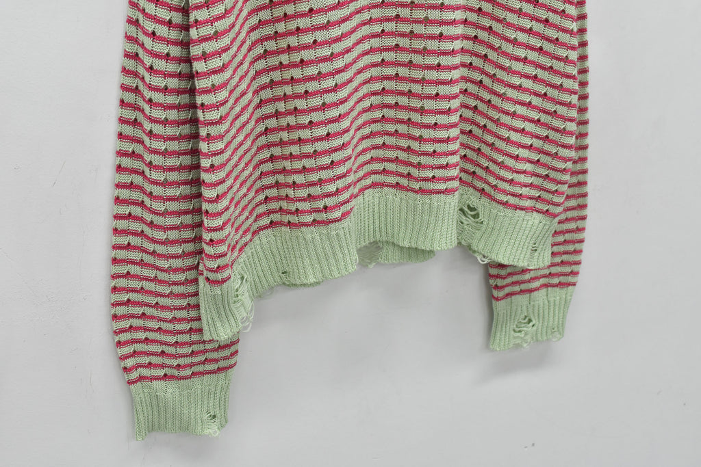 Links Knitting Destroy Pullover