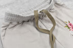 Embroidery Wrinklework Sweatpants /print