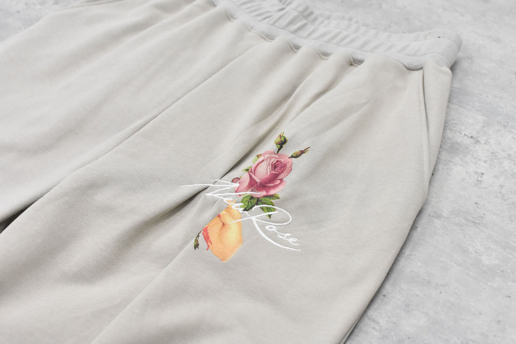 Embroidery Wrinklework Sweatpants /print
