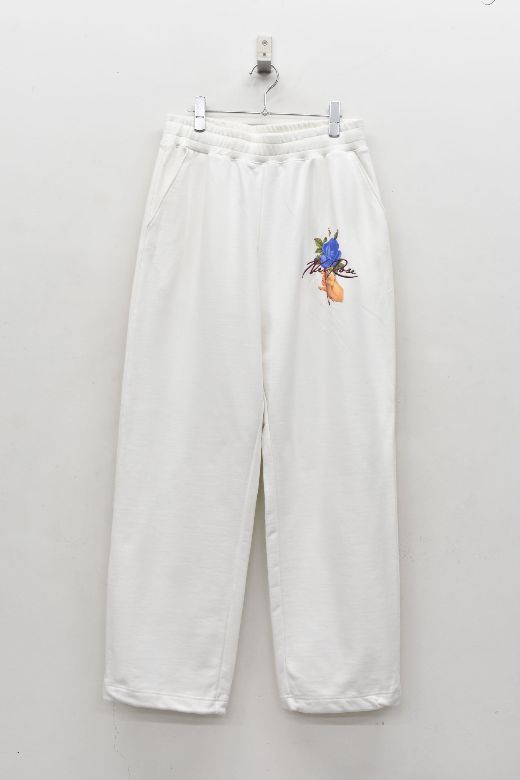 Embroidery Wrinklework Sweatpants /print