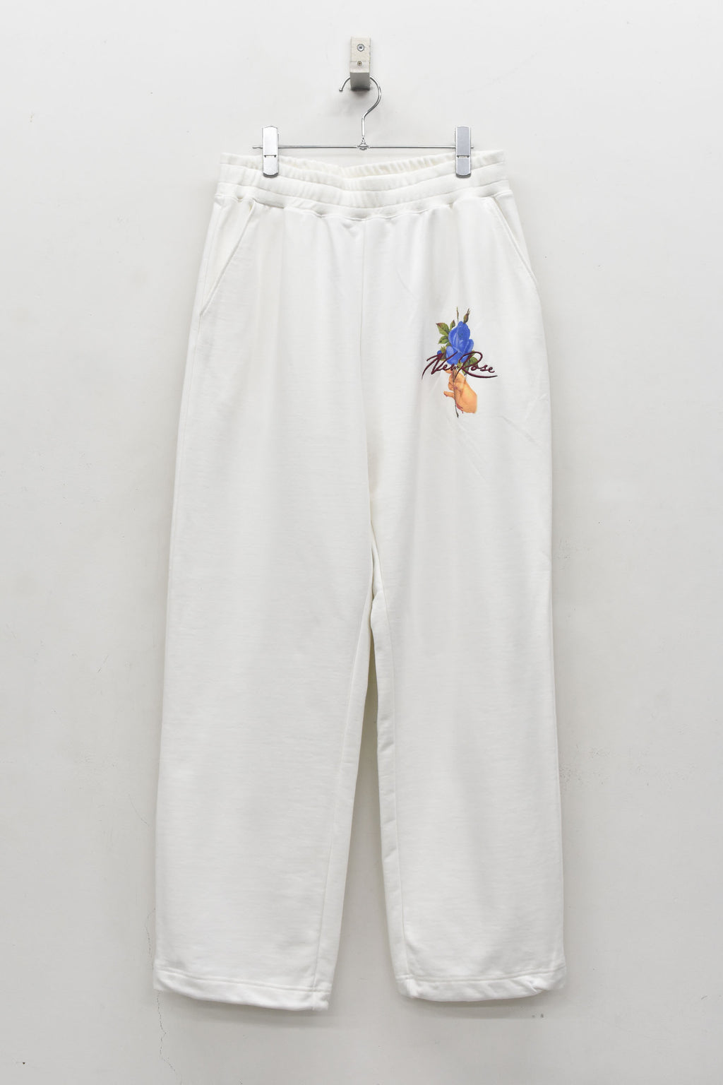 Embroidery Wrinklework Sweatpants /print