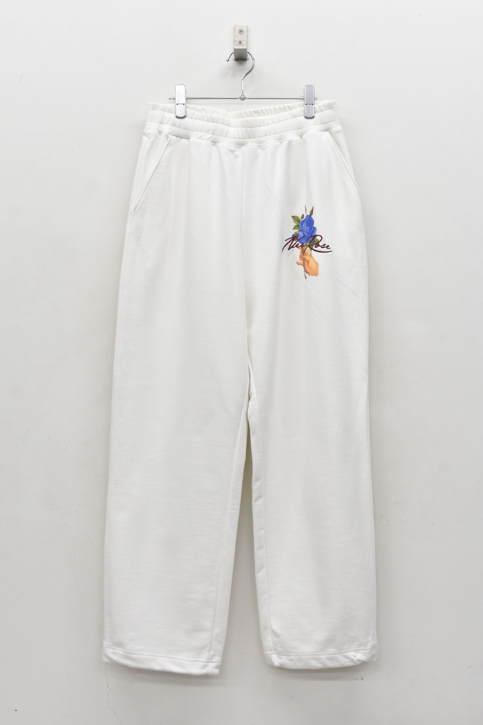 Embroidery Wrinklework Sweatpants /print