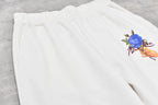 Embroidery Wrinklework Sweatpants /print