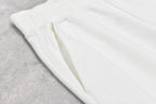 Embroidery Wrinklework Sweatpants /print