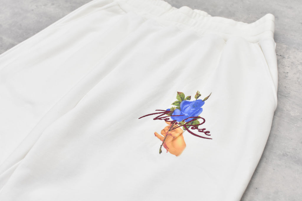 Embroidery Wrinklework Sweatpants /print