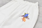 Embroidery Wrinklework Sweatpants /print