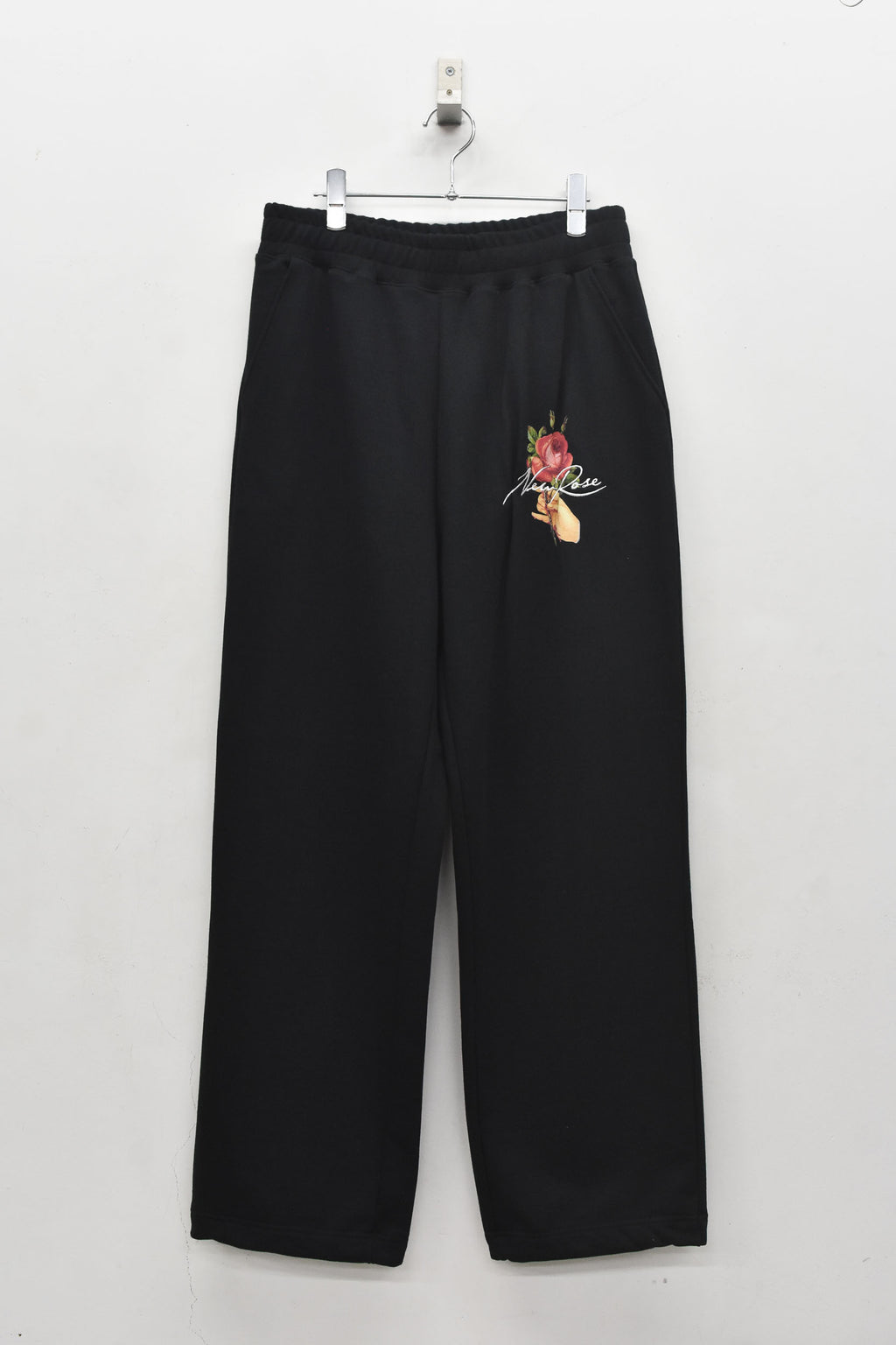 Embroidery Wrinklework Sweatpants /print