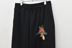 Embroidery Wrinklework Sweatpants /print