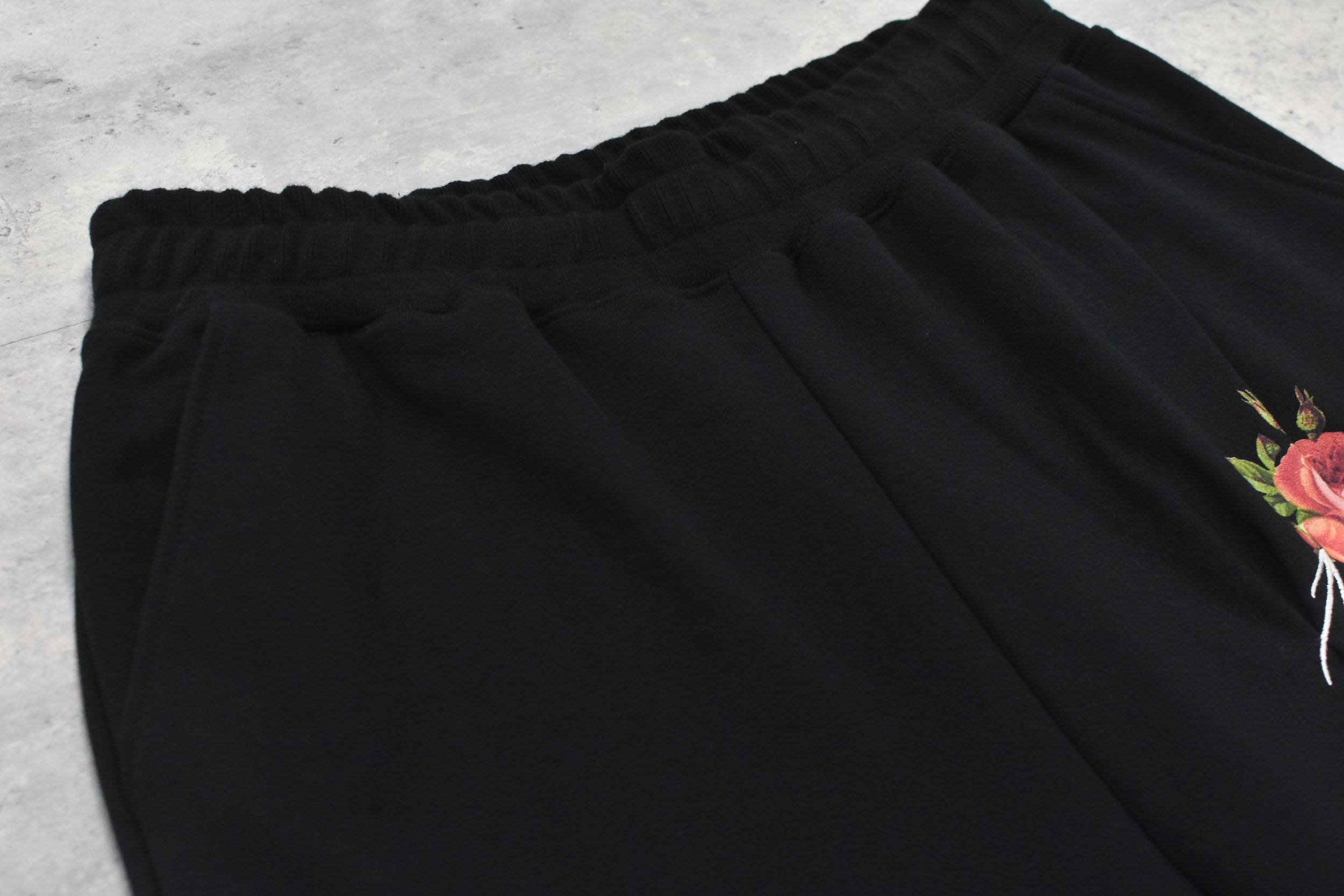 Embroidery Wrinklework Sweatpants /print