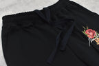 Embroidery Wrinklework Sweatpants /print