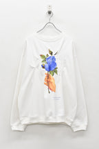 Embroidery Wrinklework Sweatshirt / print