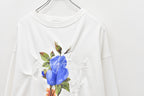 Embroidery Wrinklework Sweatshirt / print